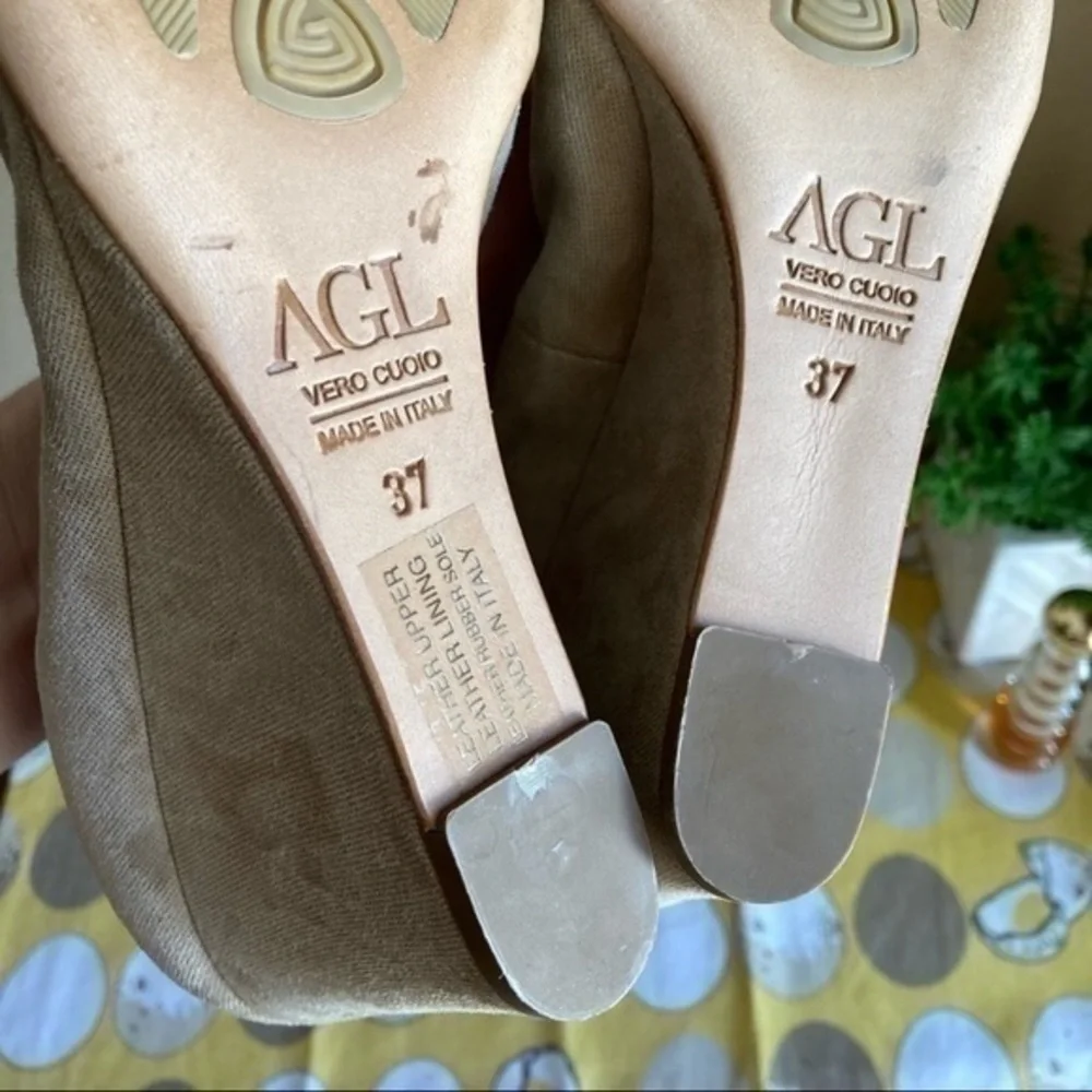AGL snakeskin ballet wedges size 37 - Picture 13 of 13